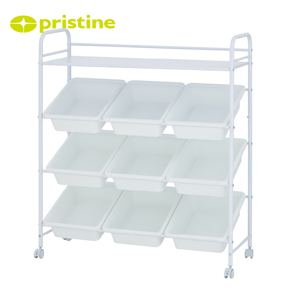 Rollbarer Spielzeugaufbewahrungswagen