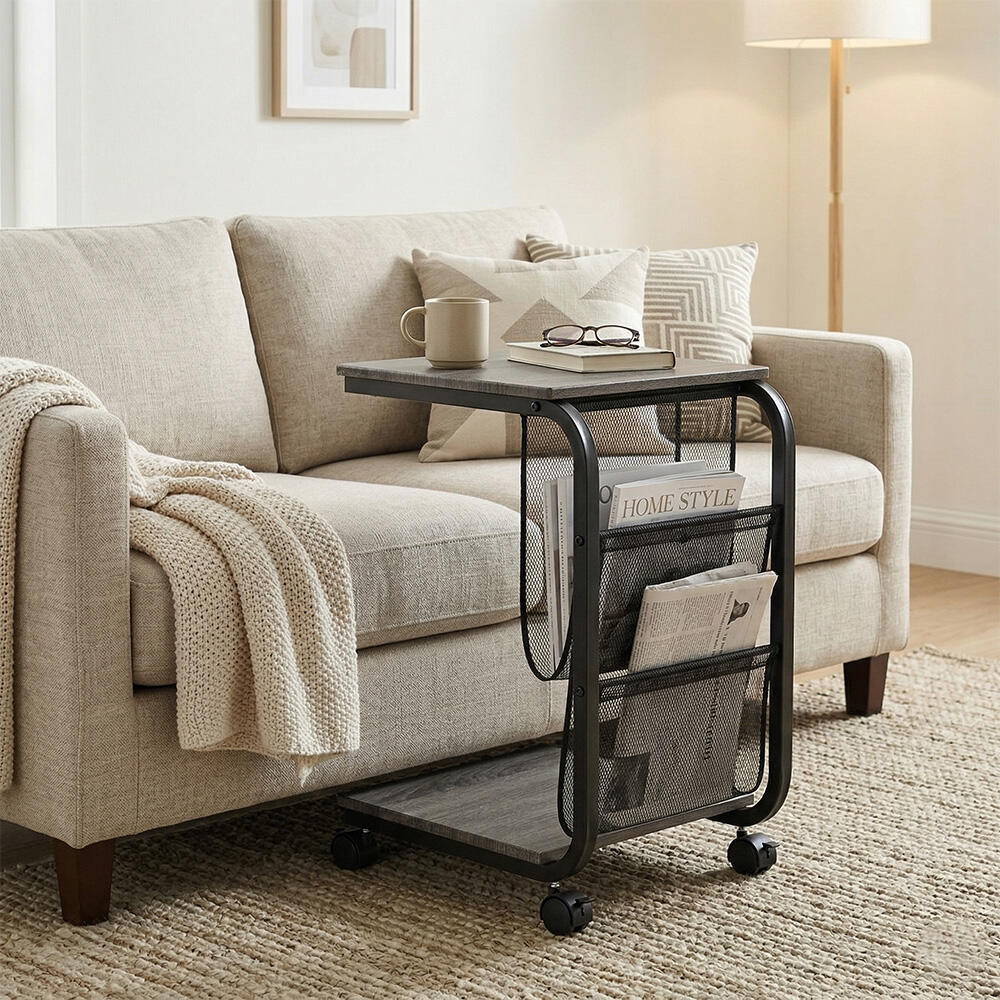 C-förmiger Couchtisch